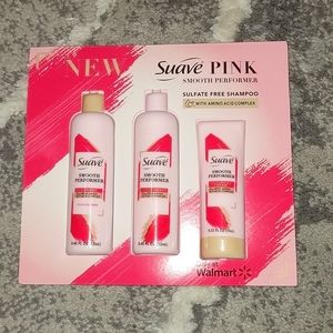 FREE w/ ANY PURCHASE!!! New Sample Suave Pink Set